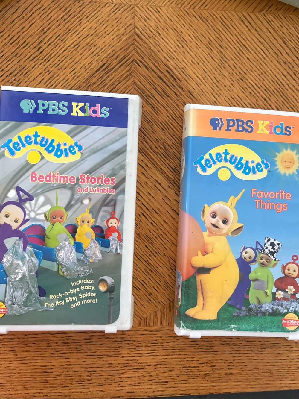 Teletubbies VHS Tapes Bedtime Stories and Favorite Things Bundle